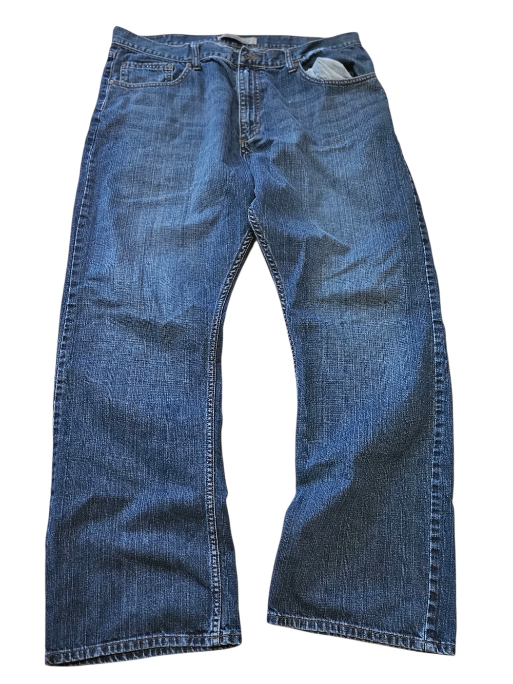 Wrangler Originals Relaxed Bootcut Jeans - Blue Wash - 38x32
